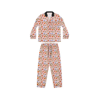 Holiday Stripes Satin Pajamas