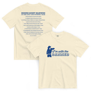 I'm With the Banned • Front/Back Light Tee