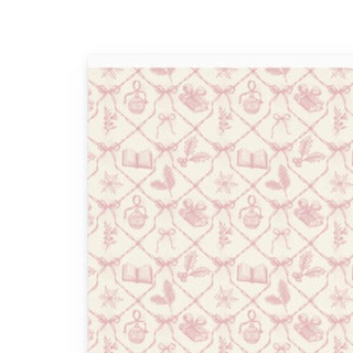 Reading Ribbons Toile Wrapping Paper Roll