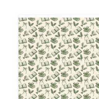 Holly Jolly Bookmas Wrapping Paper Roll